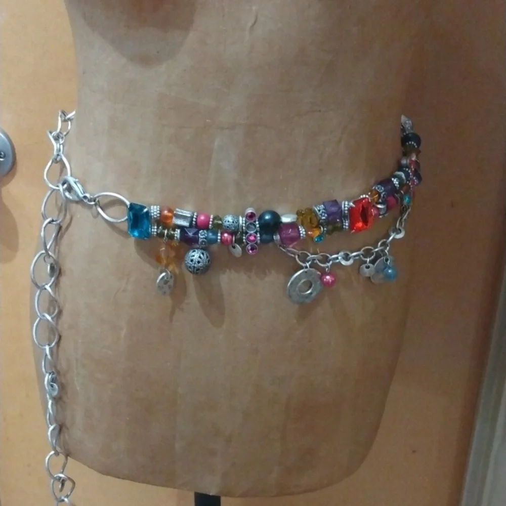 Bohemian style metal belt
